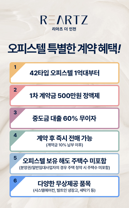오피스텔 계약 혜택_